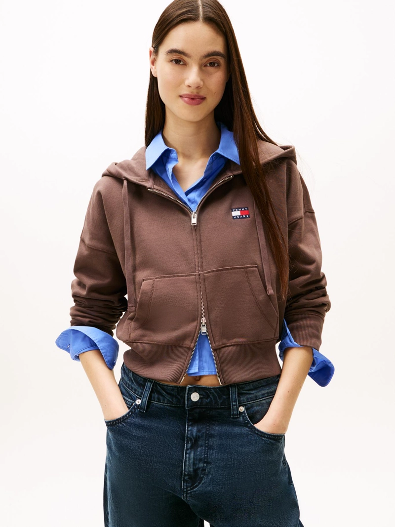POLERON HOODIE CON CIERRE - 1