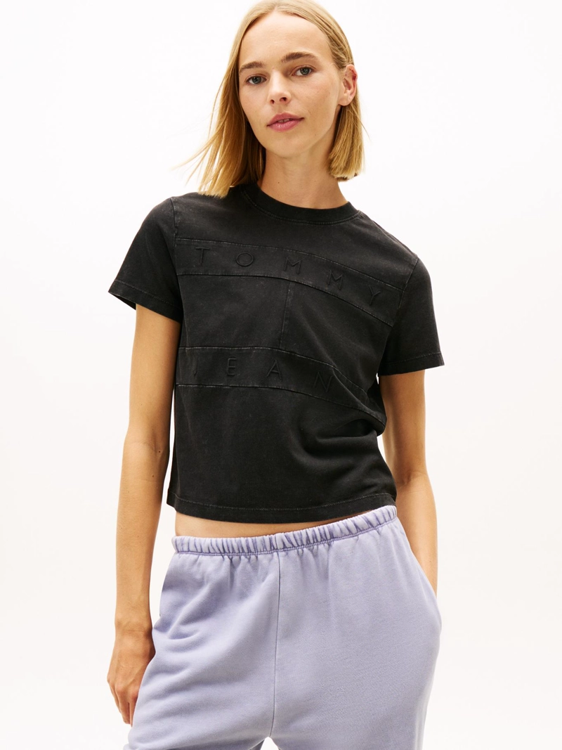 POLERA CON LOGO TONAL REGULAR FIT - 1