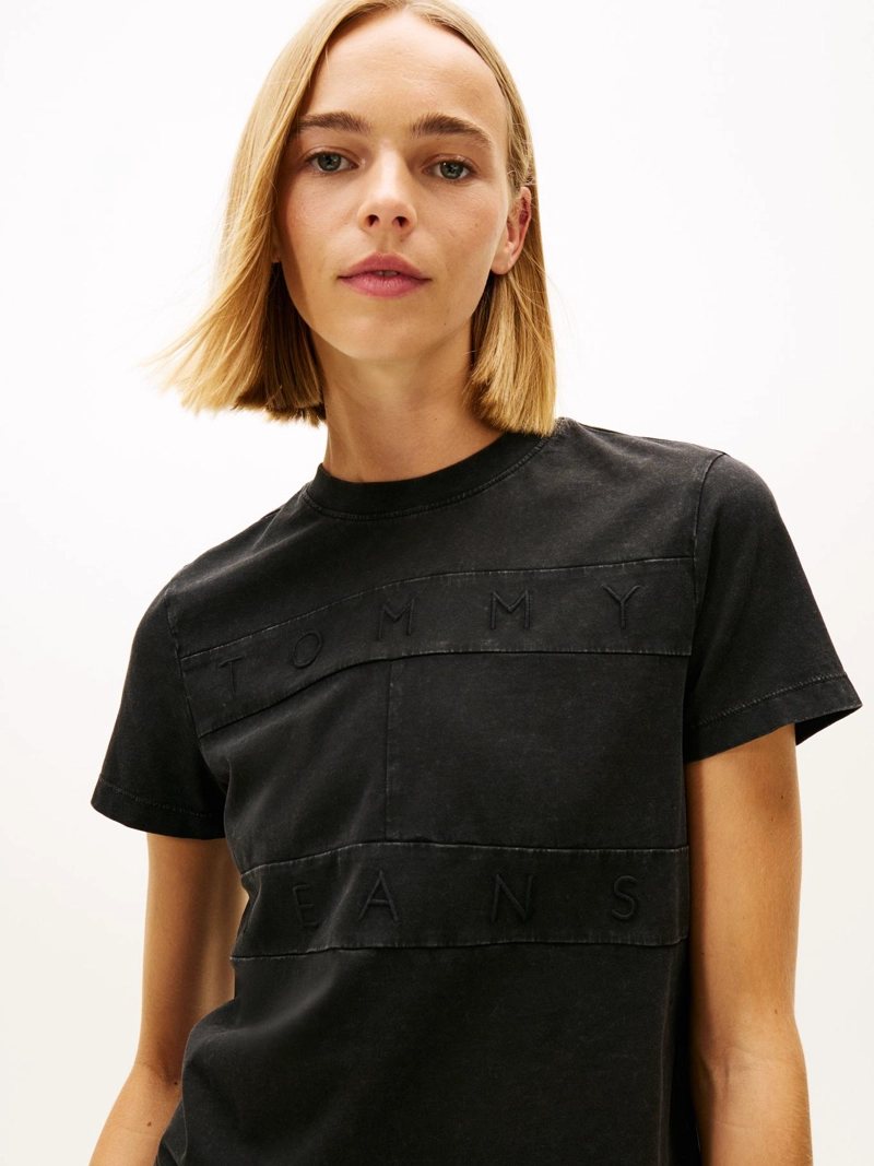 POLERA CON LOGO TONAL REGULAR FIT - 4