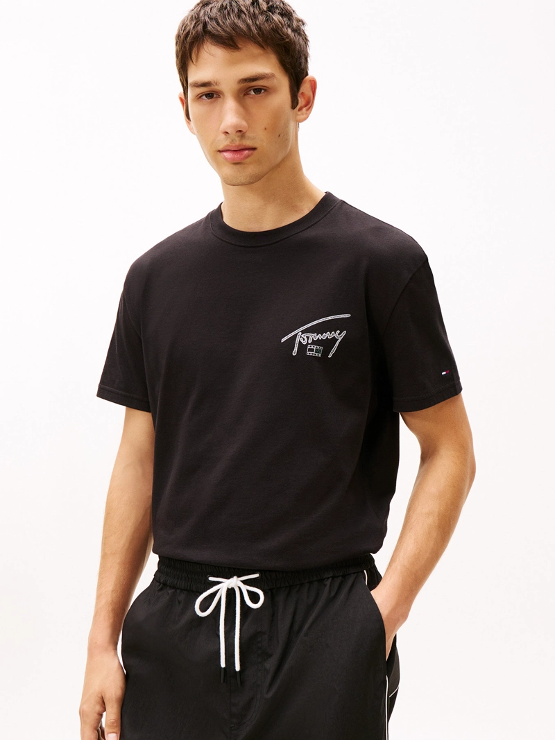 POLERA CON LOGO SIGNATURE REGULAR FIT - 1