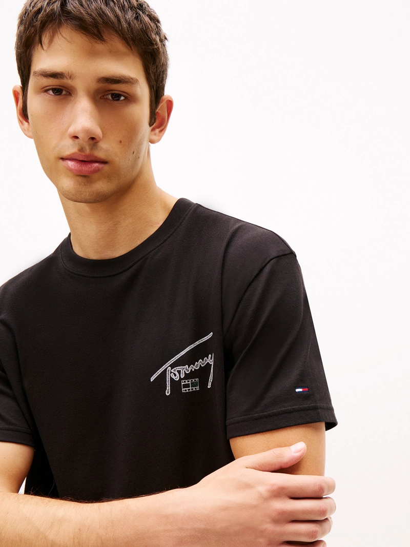 POLERA CON LOGO SIGNATURE REGULAR FIT - 4