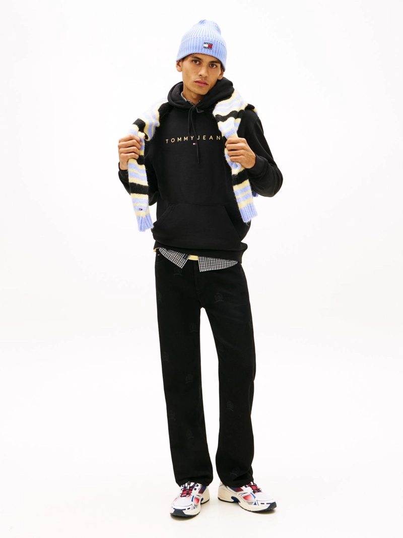POLERON HOODIE CON LOGO BORDADO - 2