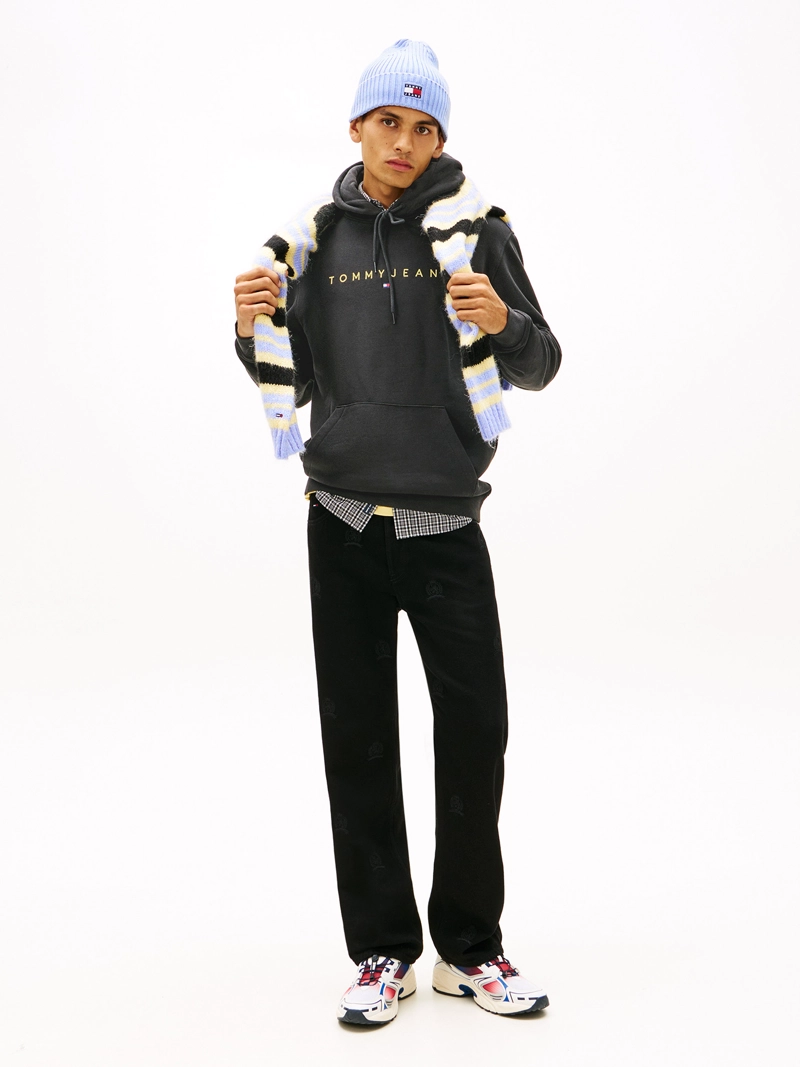 POLERON HOODIE CON LOGO BORDADO - 2