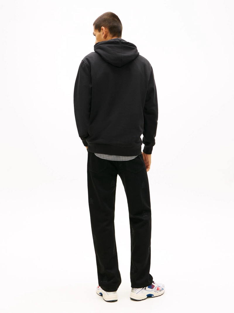 POLERON HOODIE CON LOGO BORDADO - 3