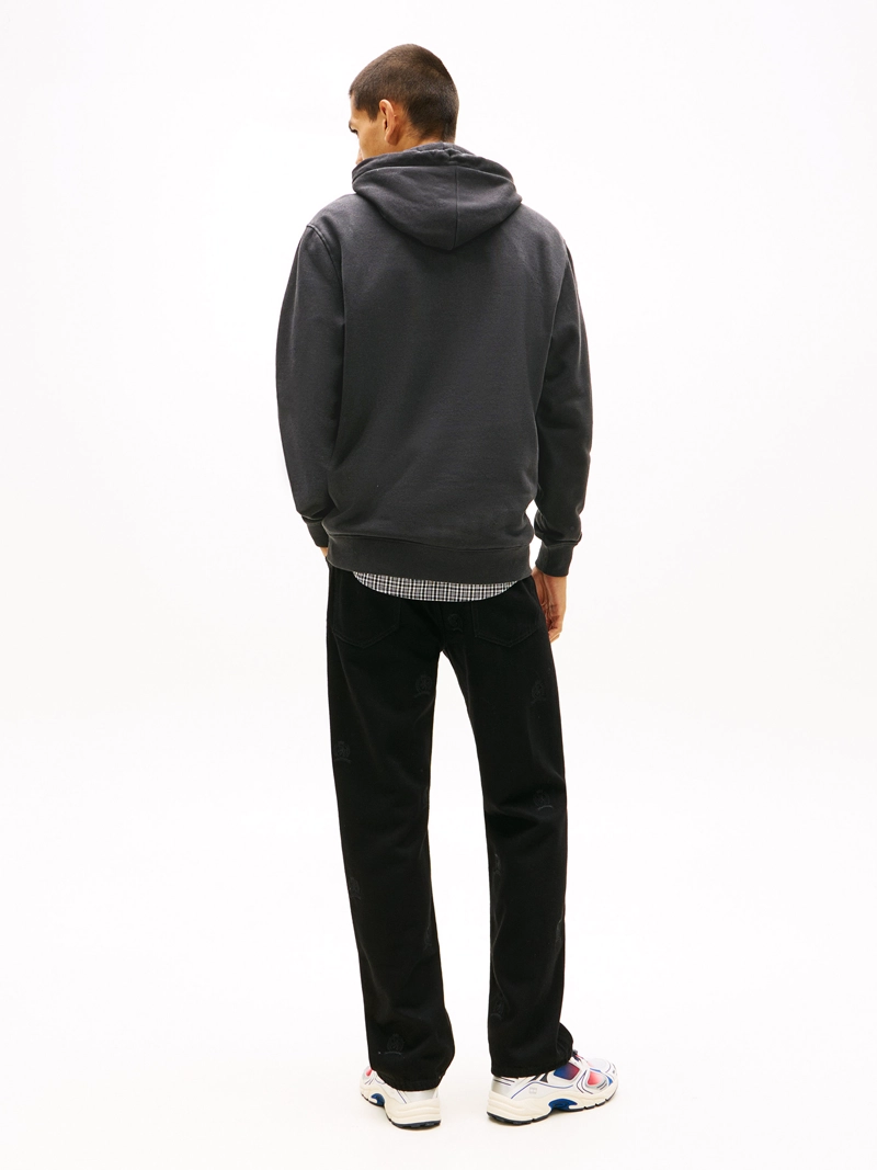 POLERON HOODIE CON LOGO BORDADO - 3