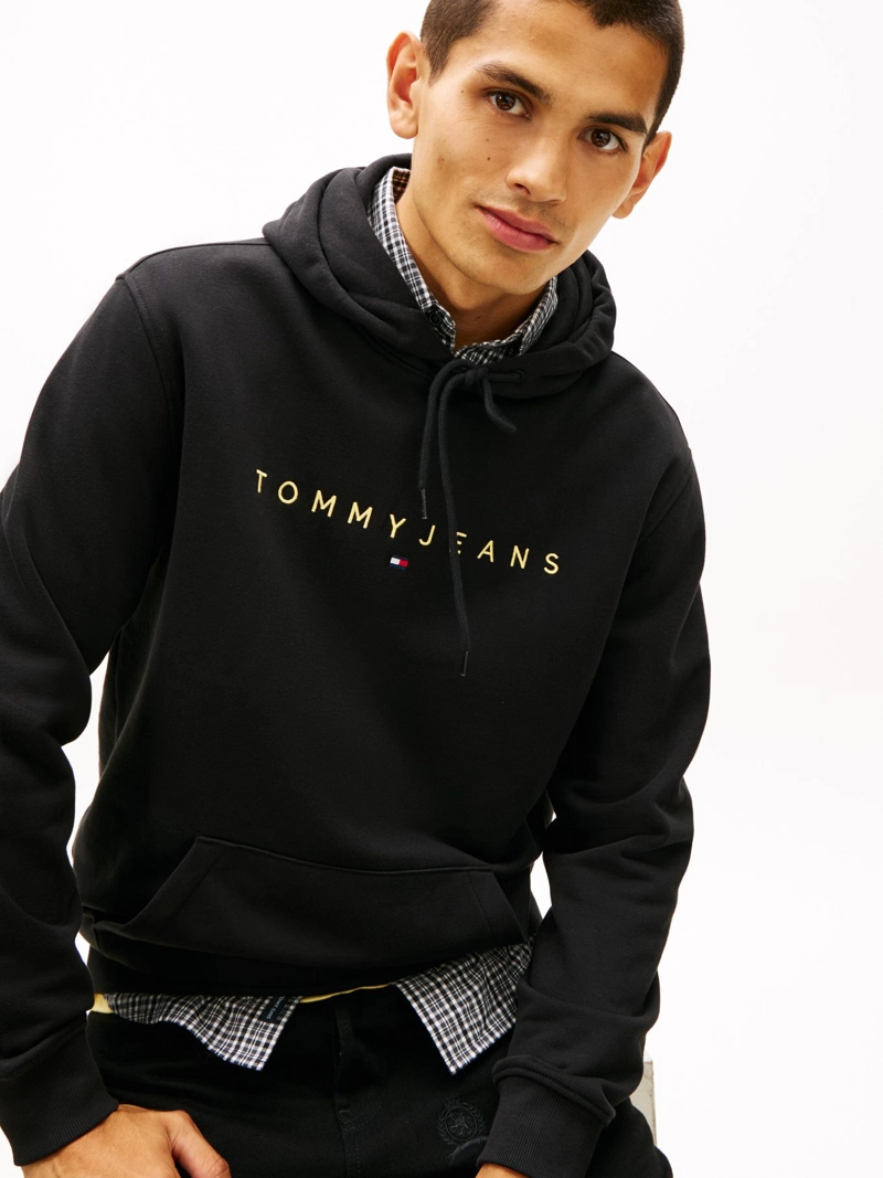 POLERON HOODIE CON LOGO BORDADO - 4