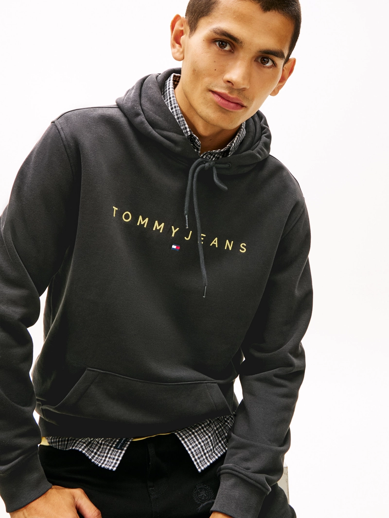 POLERON HOODIE CON LOGO BORDADO - 4