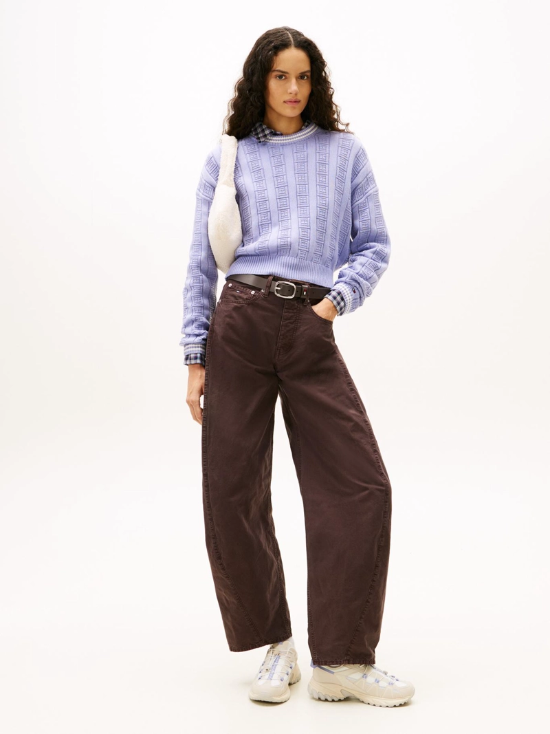 SWEATER TRENZADO CON LOGO RELAXED FIT - 2