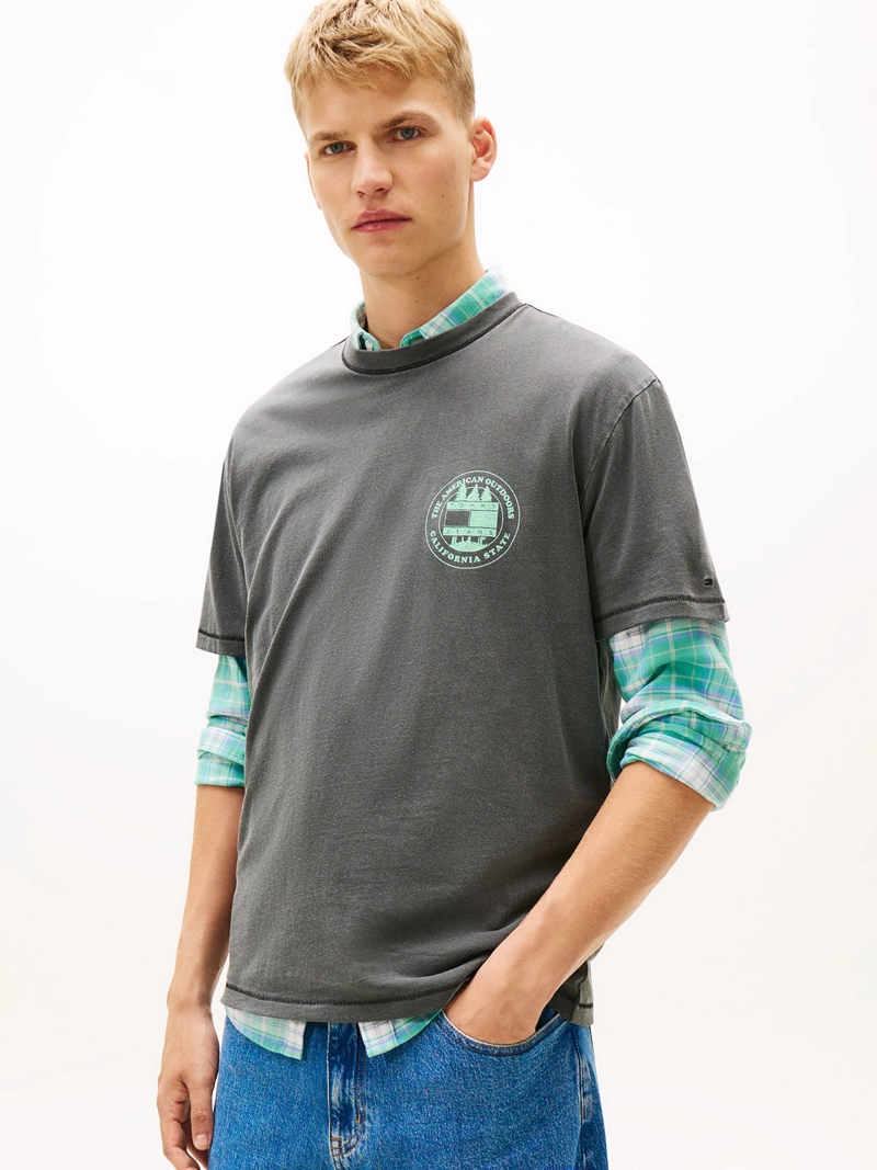 POLERA CON LOGO RELAXED FIT - 1