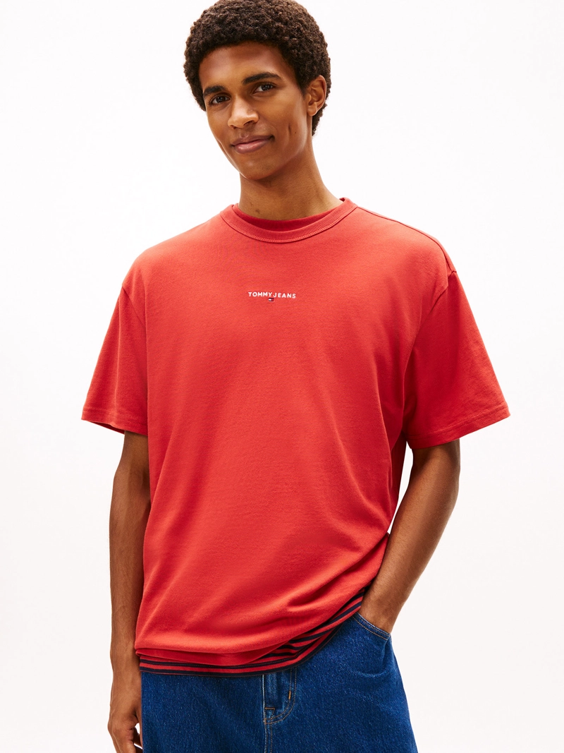POLERA CON LOGO BORDADO RELAXED FIT - 1