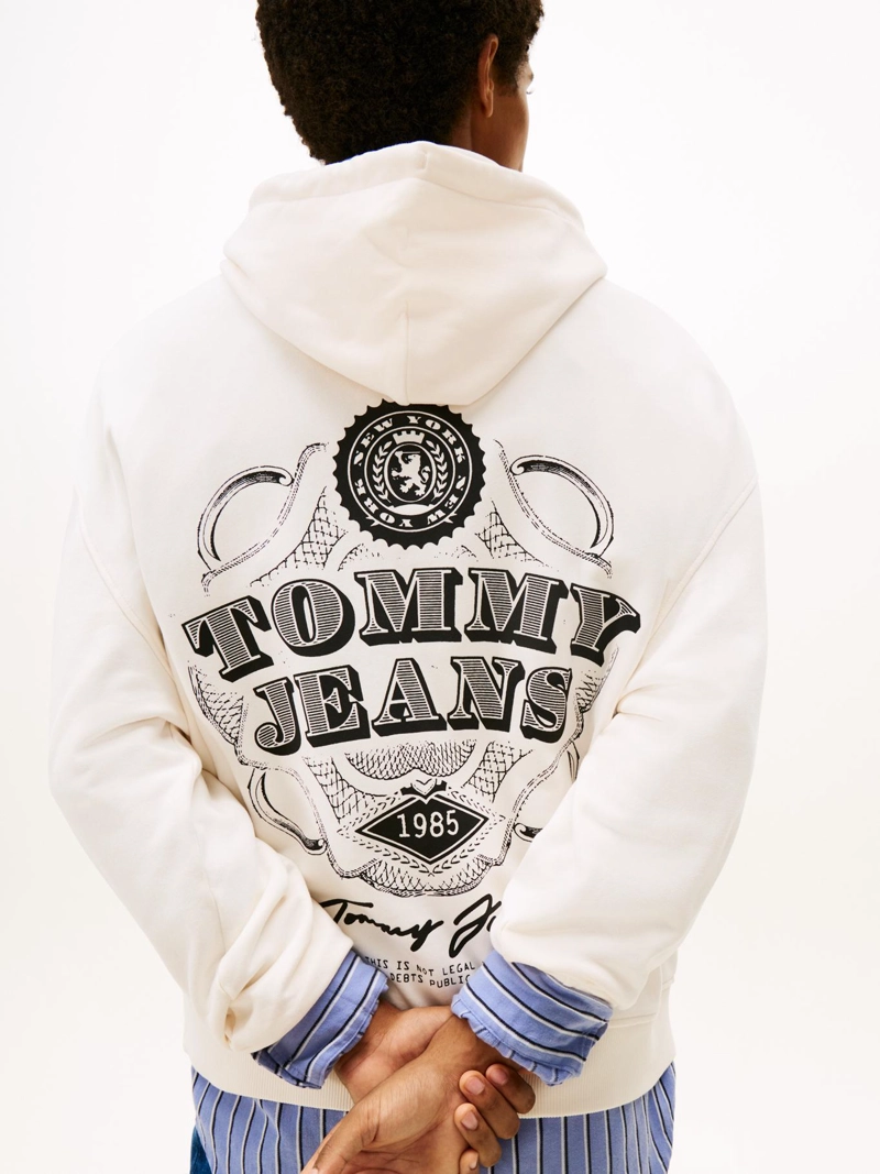 POLERON HOODIE CON LOGO GRAFICO - 4