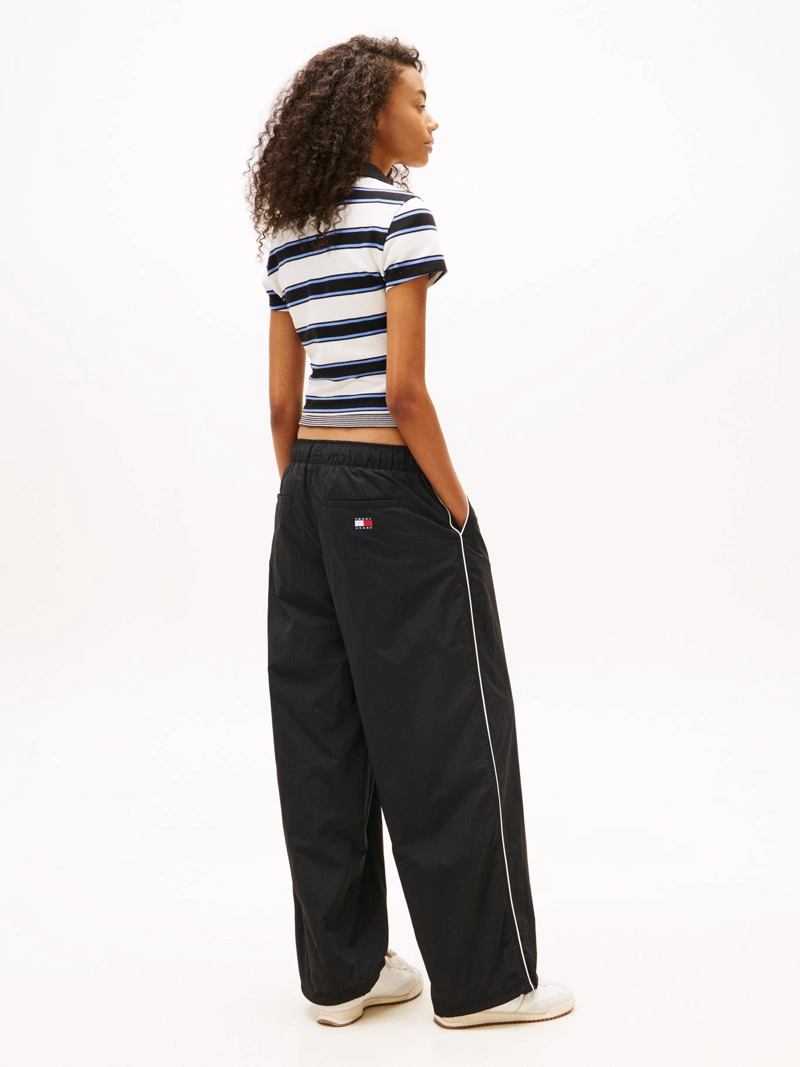 PANTALON WIDE TRACK CON LOGO - 4