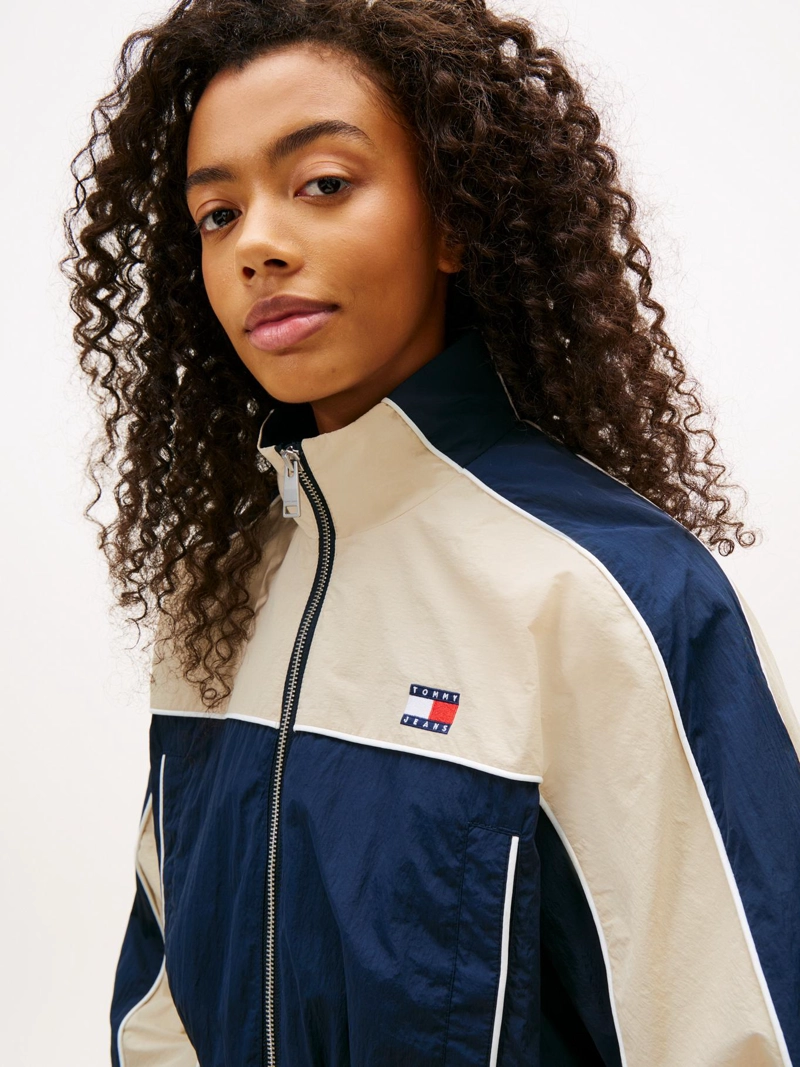 CHAQUETA COLORBLOCK CON LOGO - 4