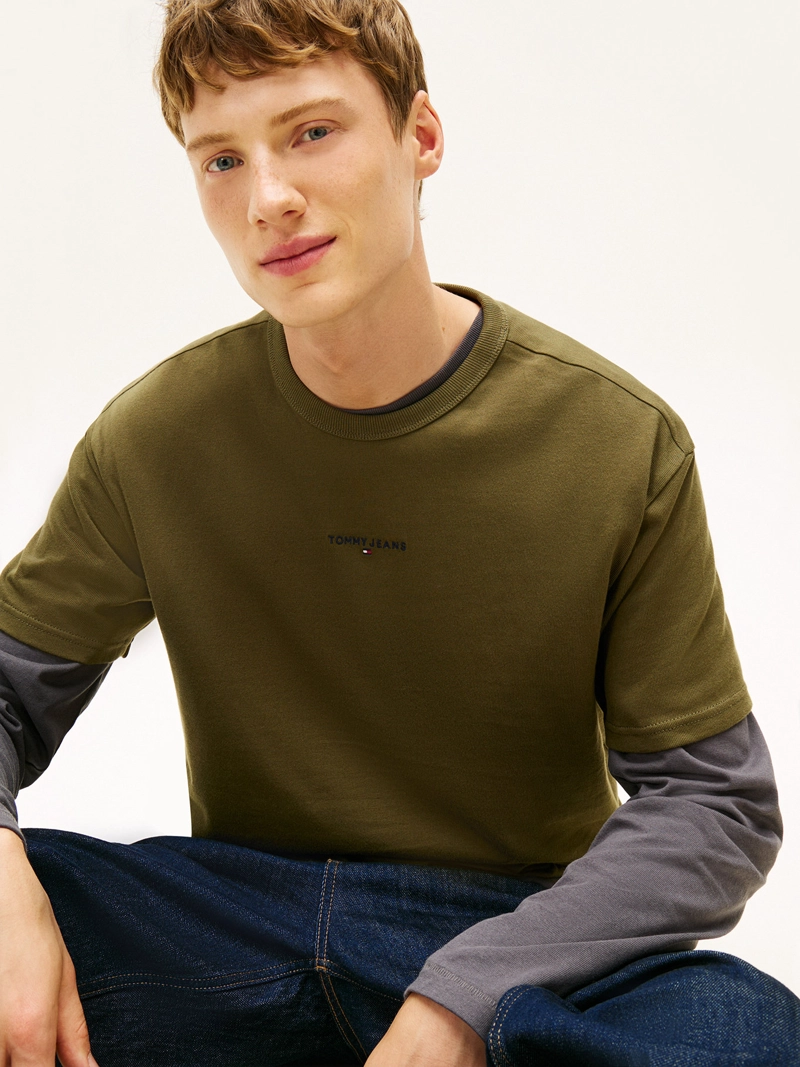 POLERA CON LOGO BORDADO RELAXED FIT - 4