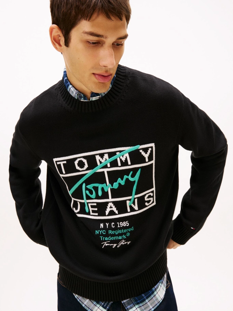 SWEATER CON LOGO SIGNATURE REGULAR FIT - 4
