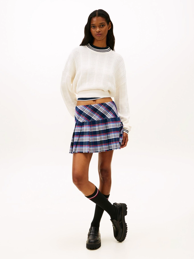 SWEATER TRENZADO CON LOGO RELAXED FIT - 2