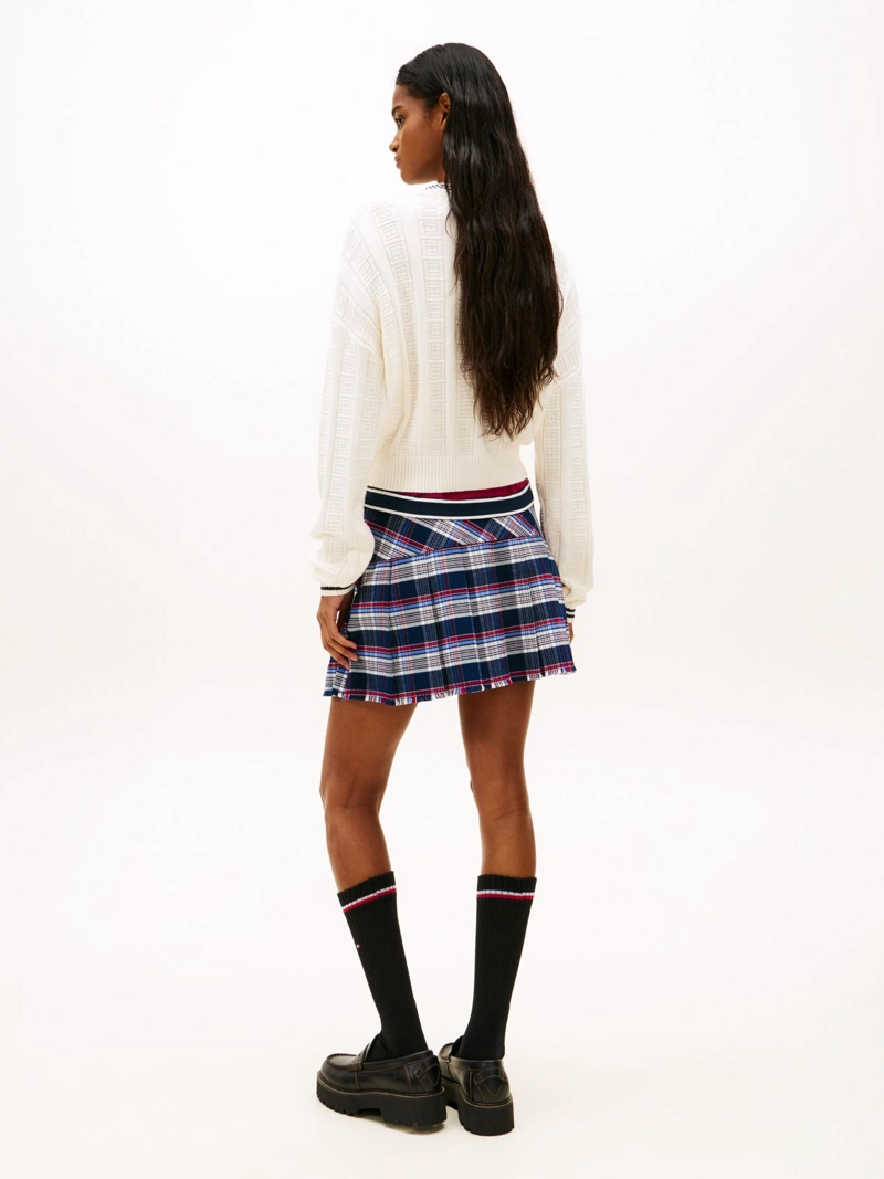SWEATER TRENZADO CON LOGO RELAXED FIT - 3