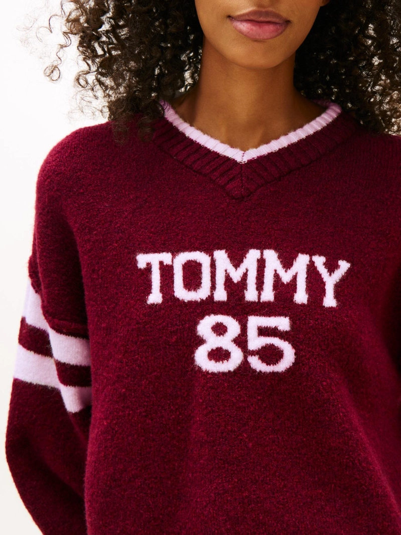 SWEATER LOGO VARSITY RELAXED FIT - 4