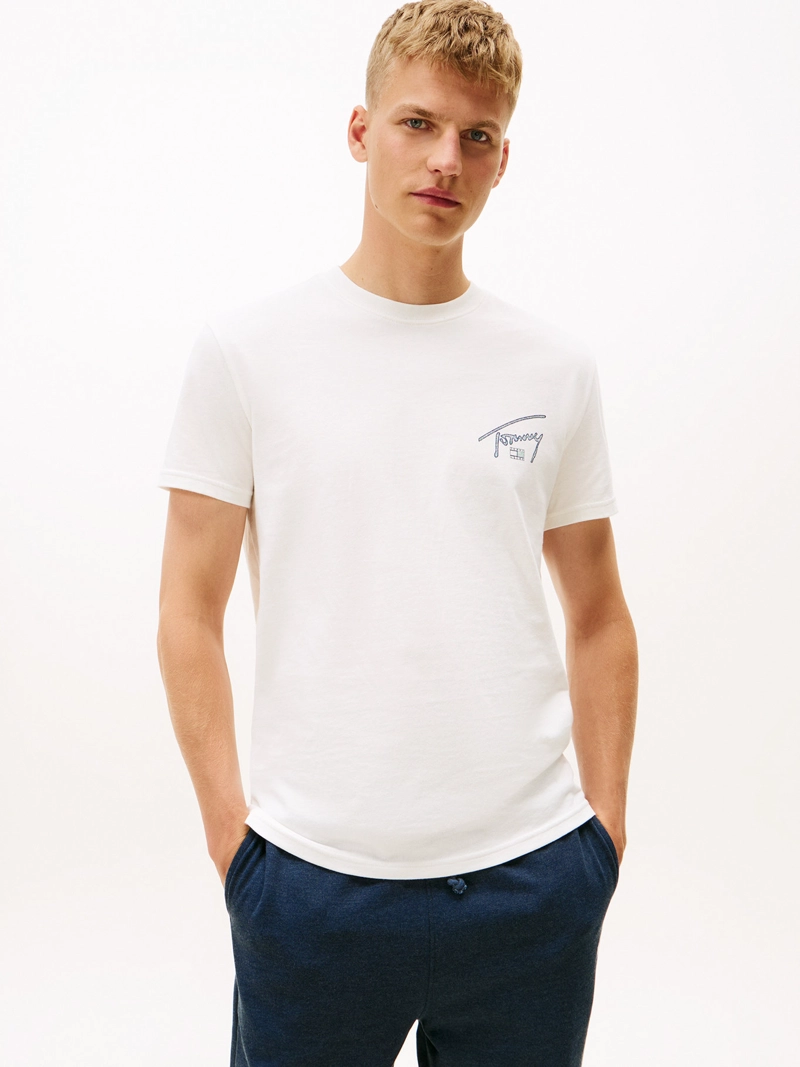 POLERA CON LOGO SIGNATURE REGULAR FIT - 1