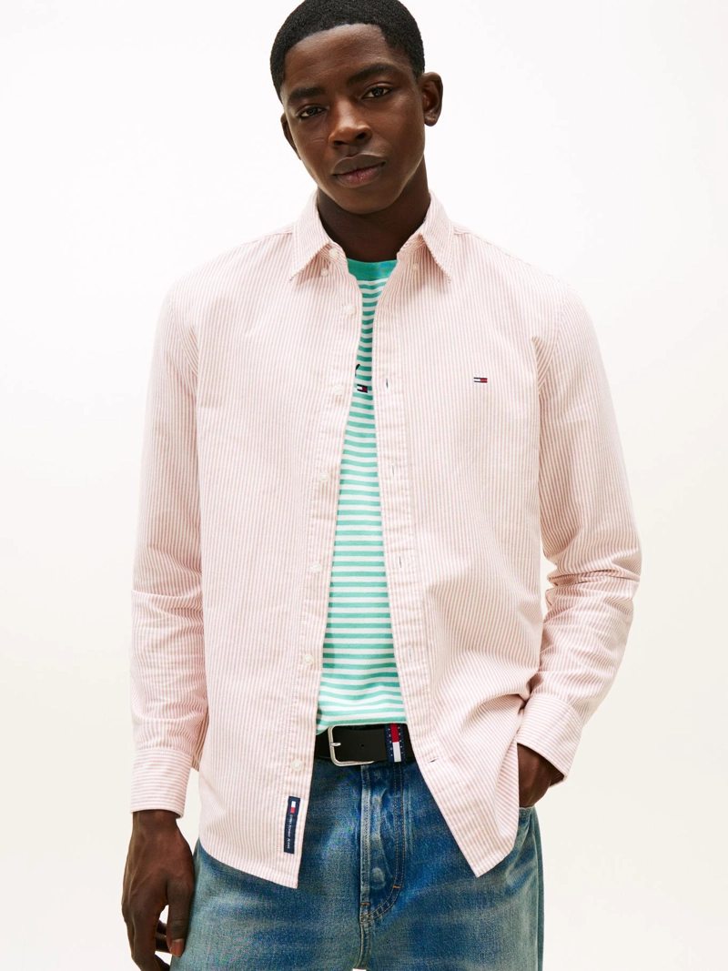 CAMISA DISEÑO DE RAYAS SLIM FIT - 1