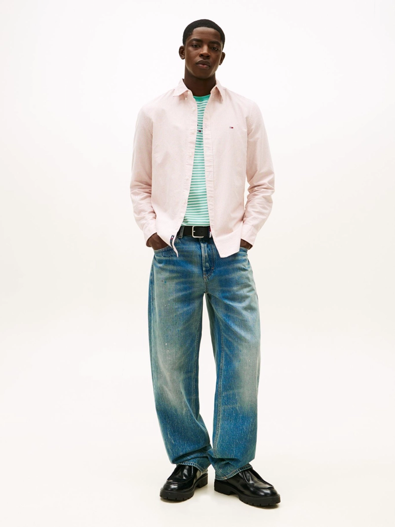 CAMISA DISEÑO DE RAYAS SLIM FIT - 2