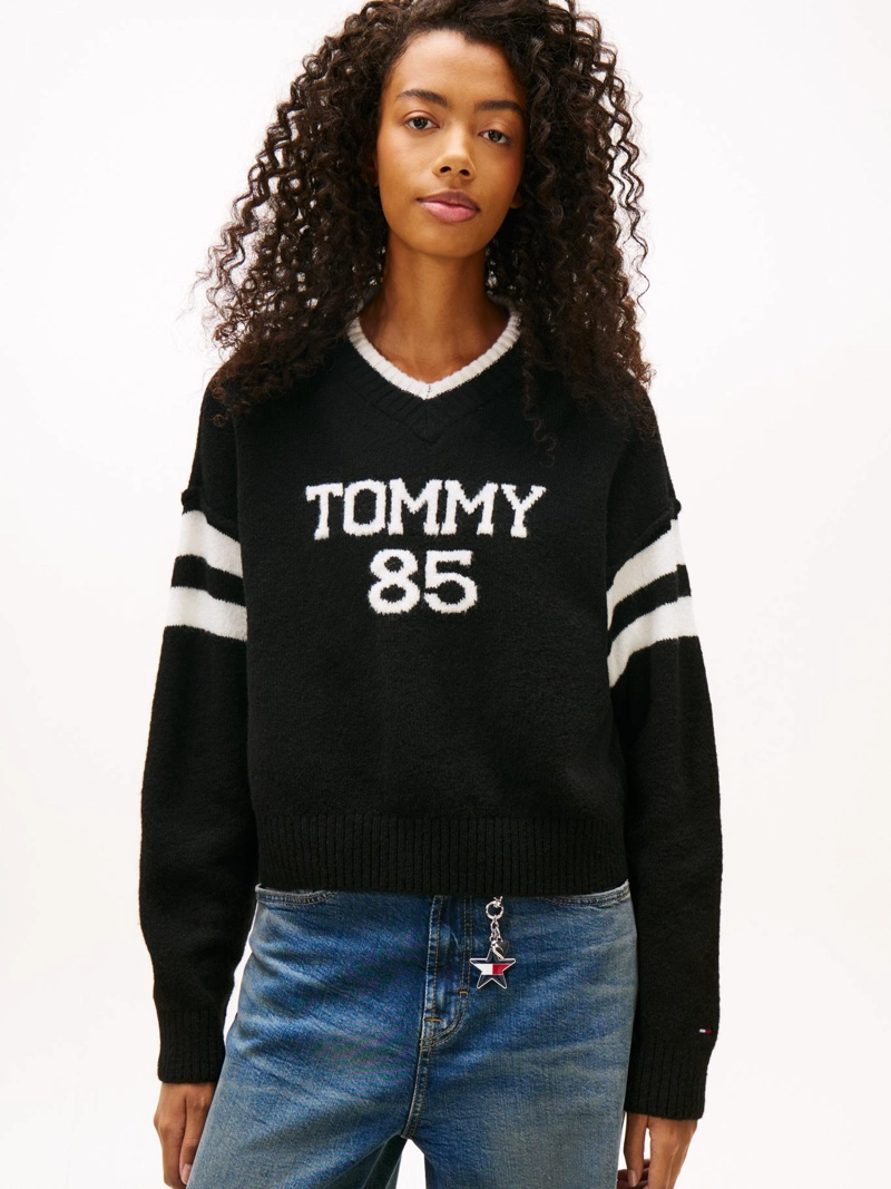 SWEATER LOGO VARSITY RELAXED FIT - 1