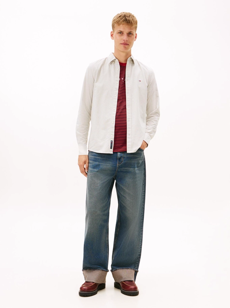 CAMISA DISEÑO DE RAYAS SLIM FIT - 2