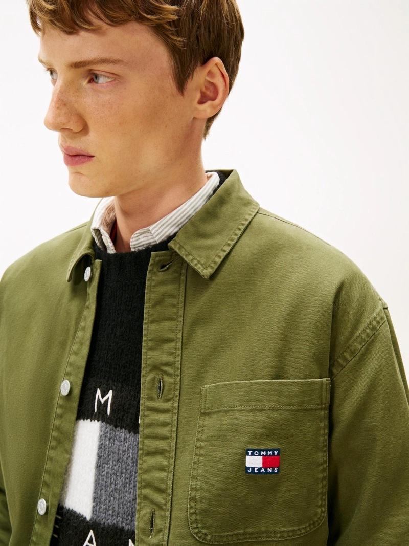 SOBRECAMISA OVERSIZE CON PARCHE - 4