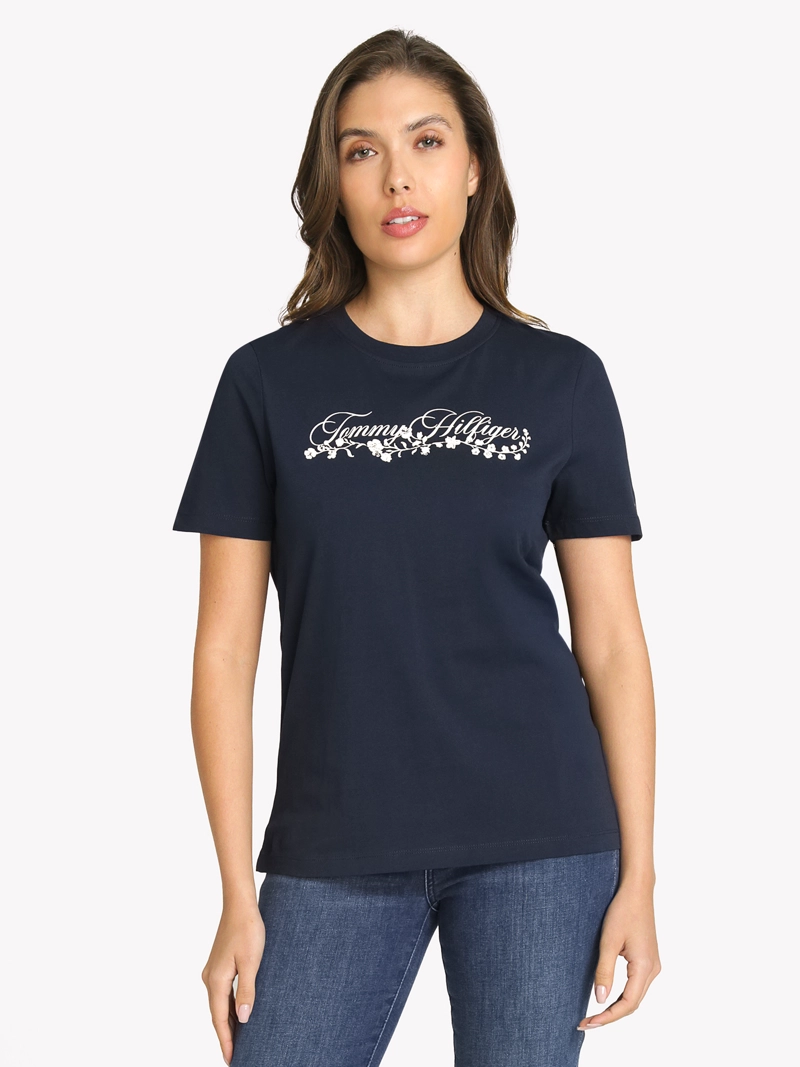 POLERA CON LOGO GRAFICO REGULAR FIT - 1