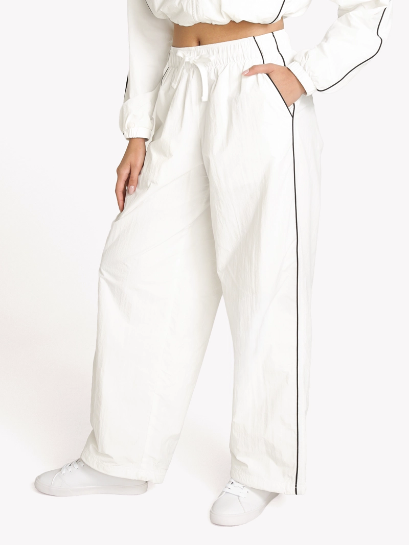 PANTALON WIDE TRACK CON LOGO - 2