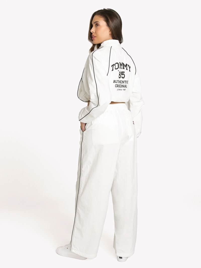 PANTALON WIDE TRACK CON LOGO - 4