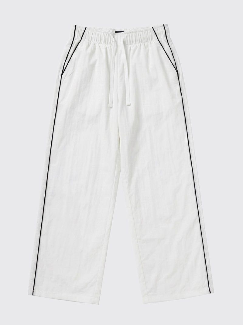 PANTALON WIDE TRACK CON LOGO - 5
