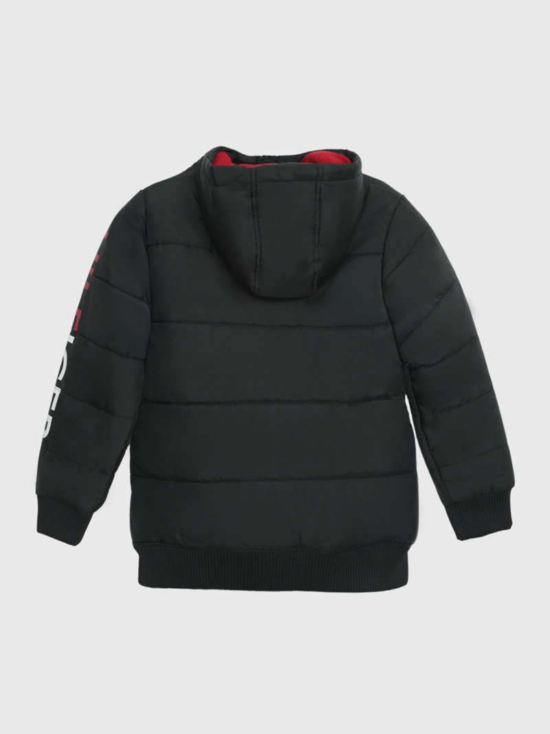 PARKA CON GORRO DE NIÑO CON LOGO - 2