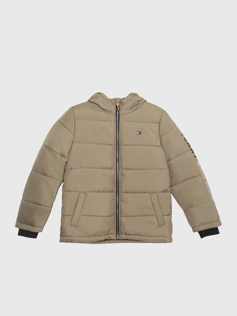 PARKA ACOLCHADA DE NIÑO CON LOGO - 1