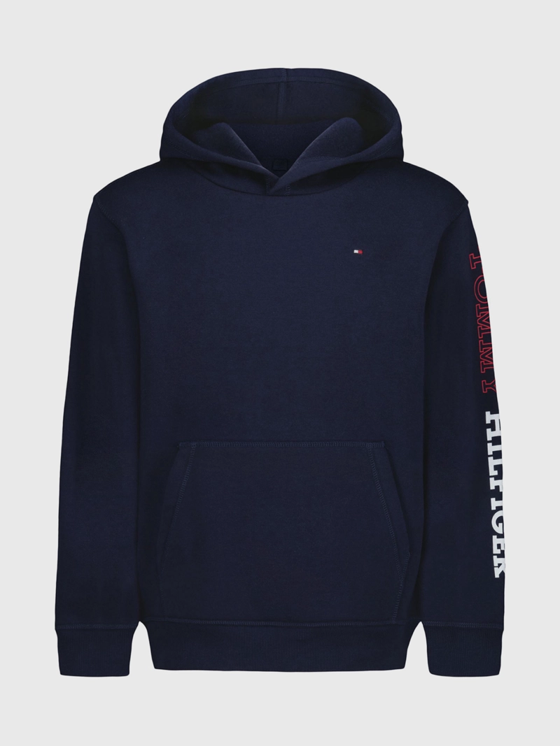 POLERON HOODIE DE NIÑO SOLID CON LOGO - 1