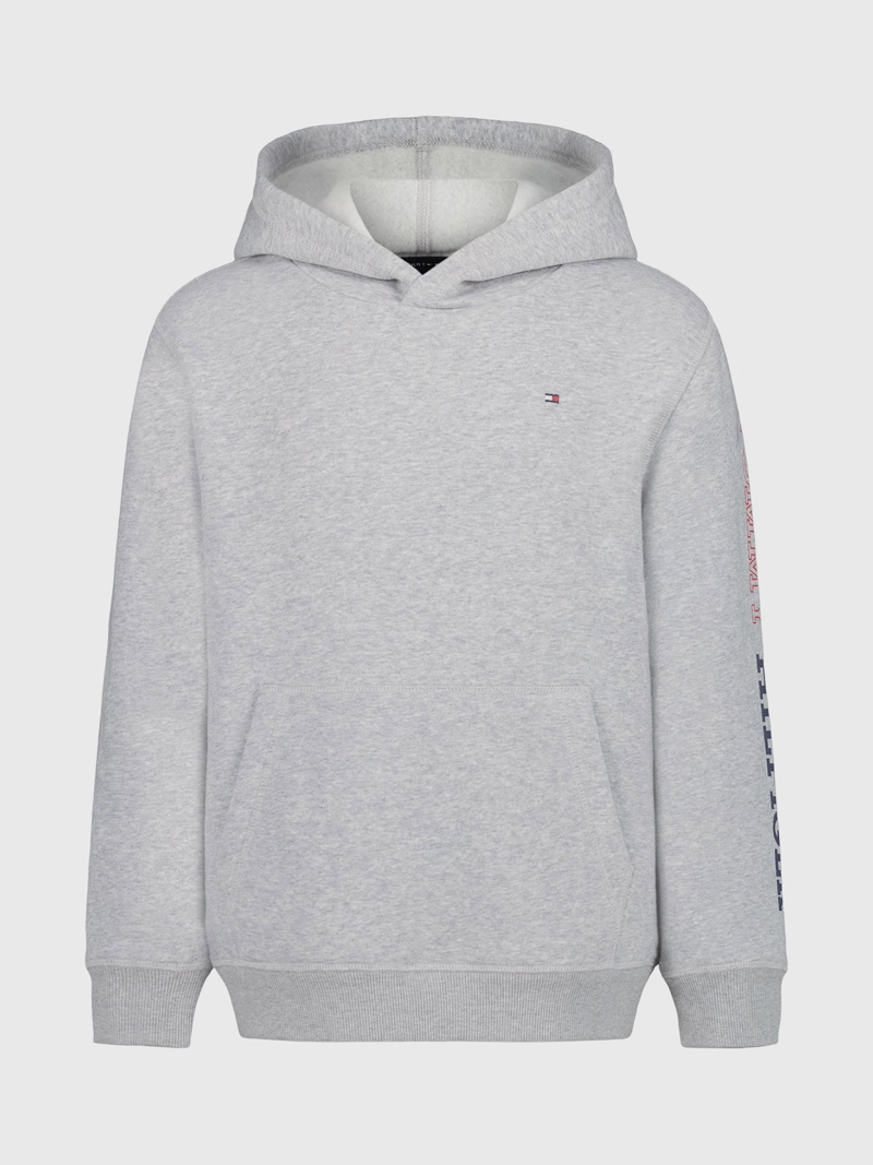 POLERON HOODIE DE NIÑO SOLID CON LOGO - 1