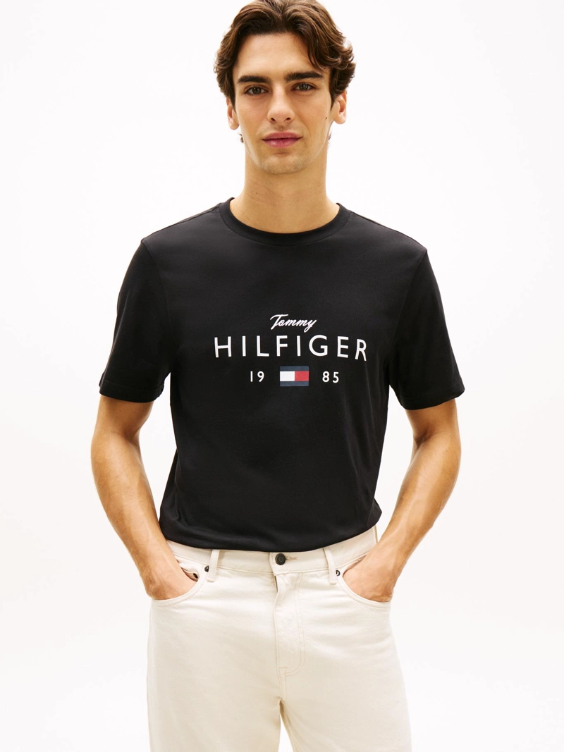 POLERA CON LOGO GRAFICO REGULAR FIT - 1
