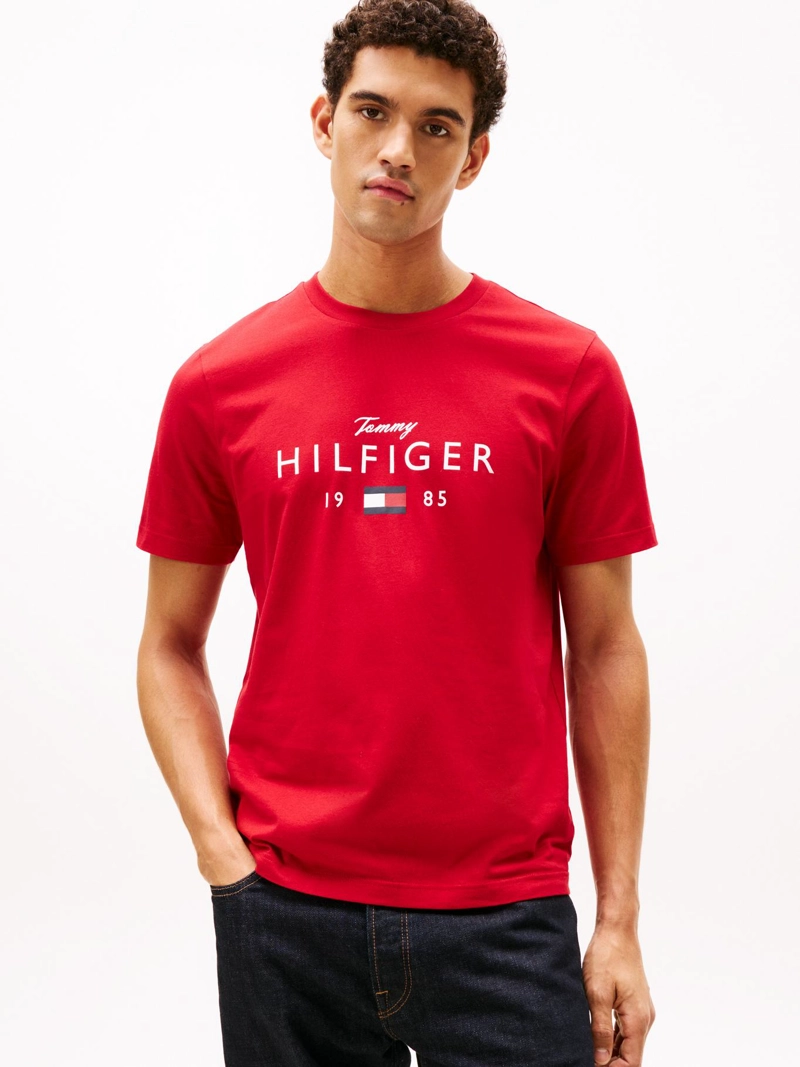 POLERA CON LOGO GRAFICO REGULAR FIT - 1