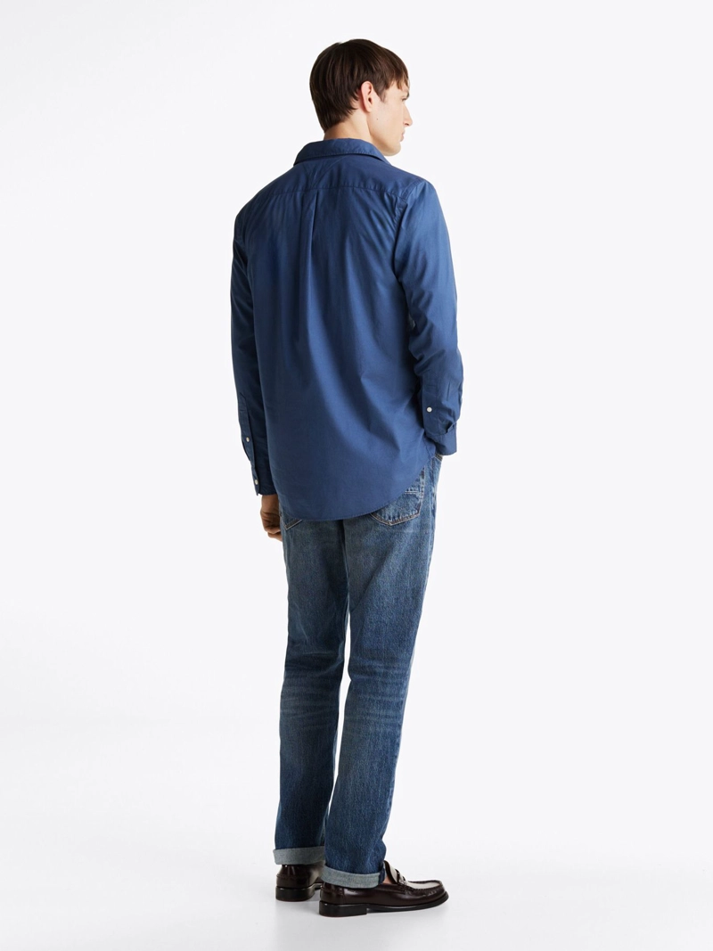 CAMISA TH FLEX SOLID REGULAR FIT - 3