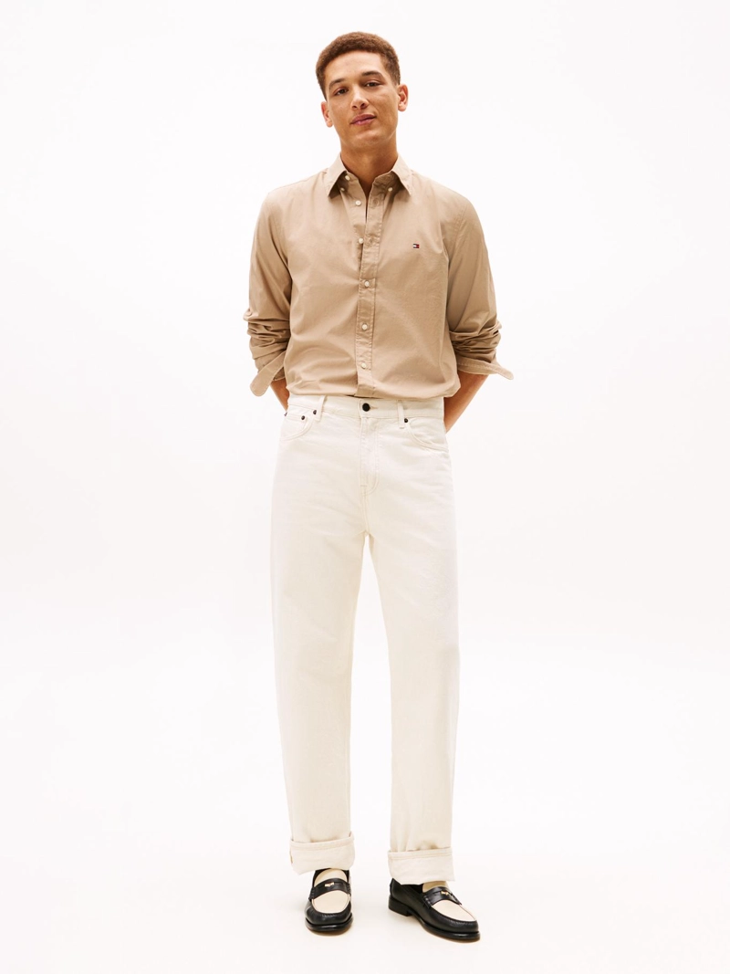 CAMISA TH FLEX SOLID REGULAR FIT - 2