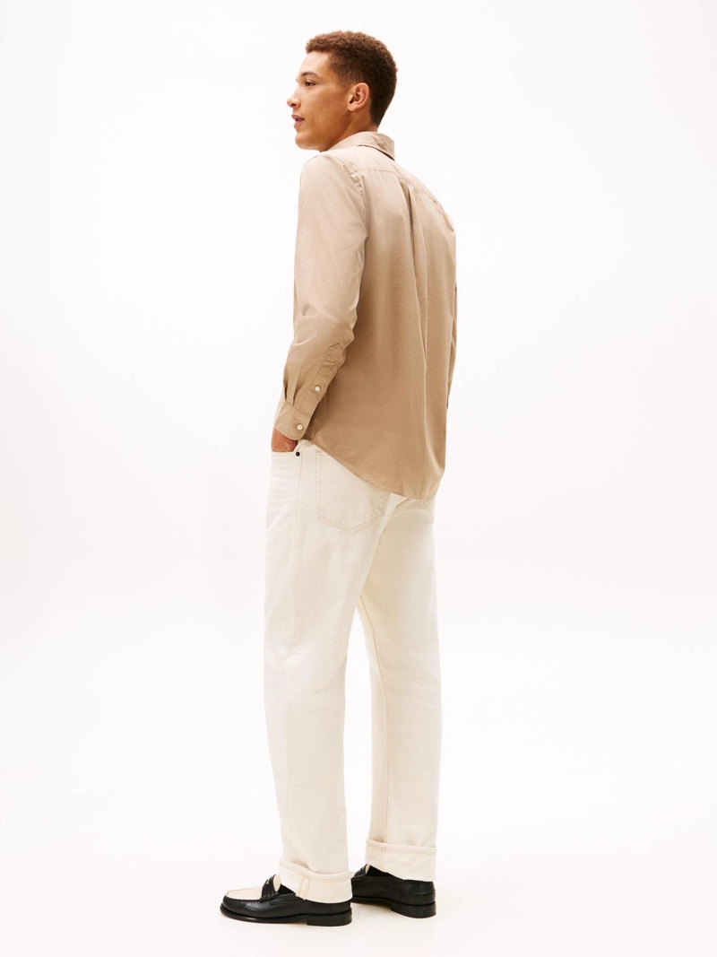 CAMISA TH FLEX SOLID REGULAR FIT - 3