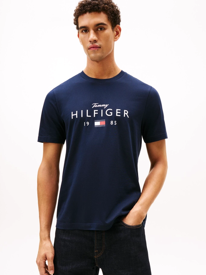 POLERA CON LOGO GRAFICO REGULAR FIT - 1