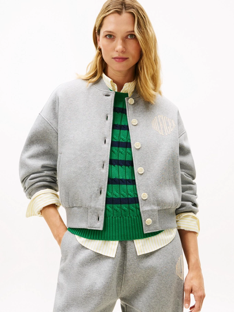 CHAQUETA VARSITY FLEECE BOMBER - 1