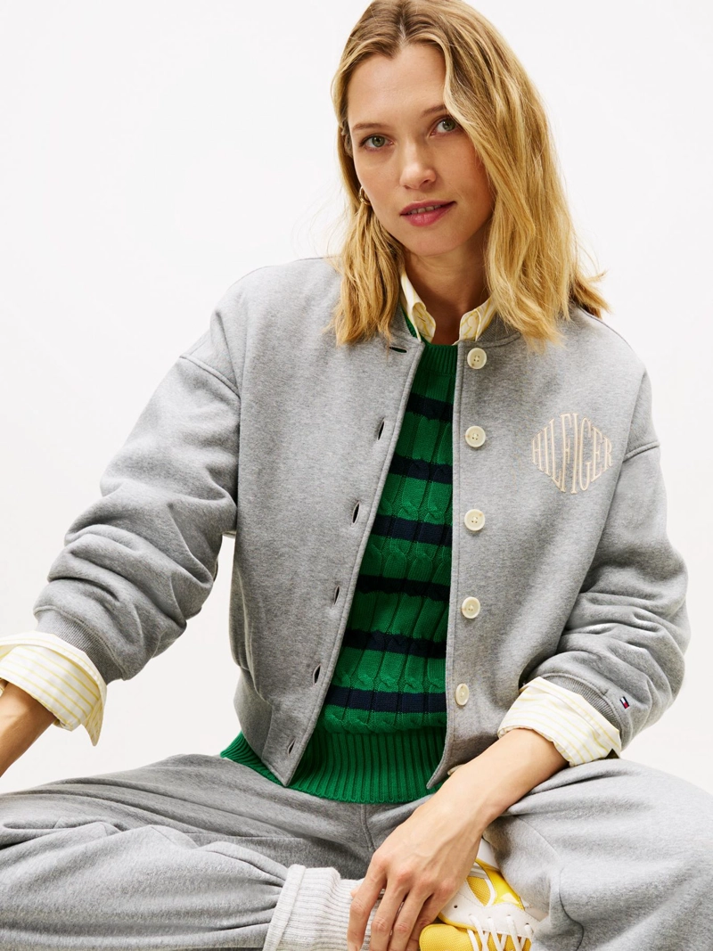 CHAQUETA VARSITY FLEECE BOMBER - 4