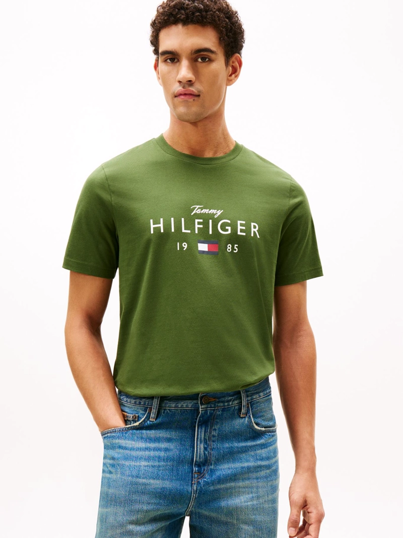 POLERA CON LOGO GRAFICO REGULAR FIT - 1