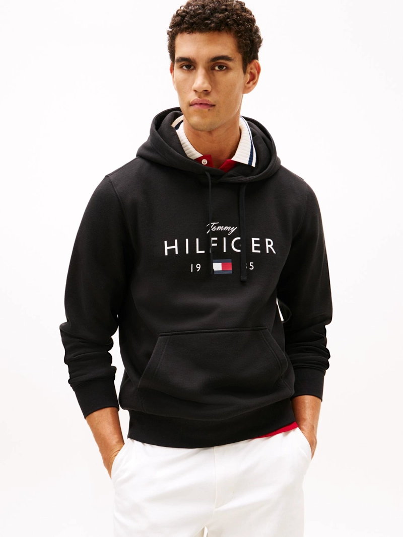 POLERON HOODIE CON LOGO - 1