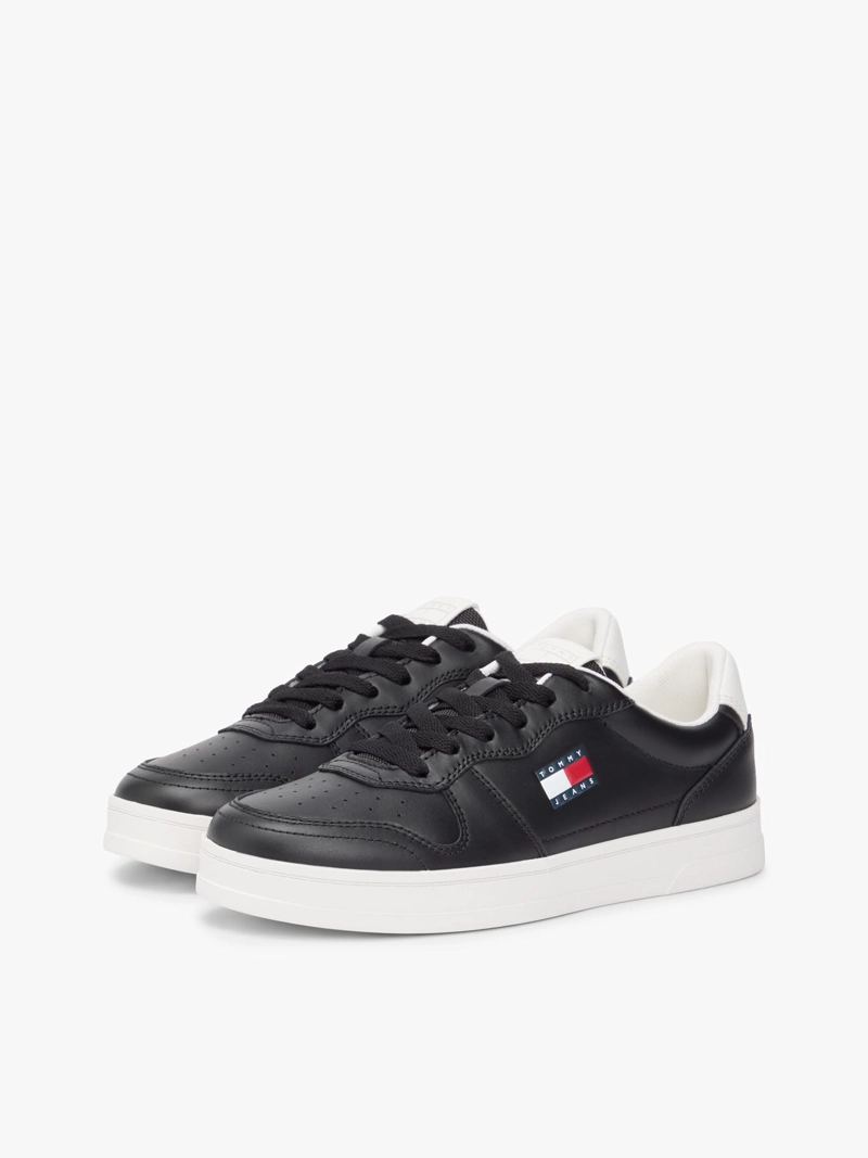 ZAPATILLAS DE CUERO CON LOGO - 1