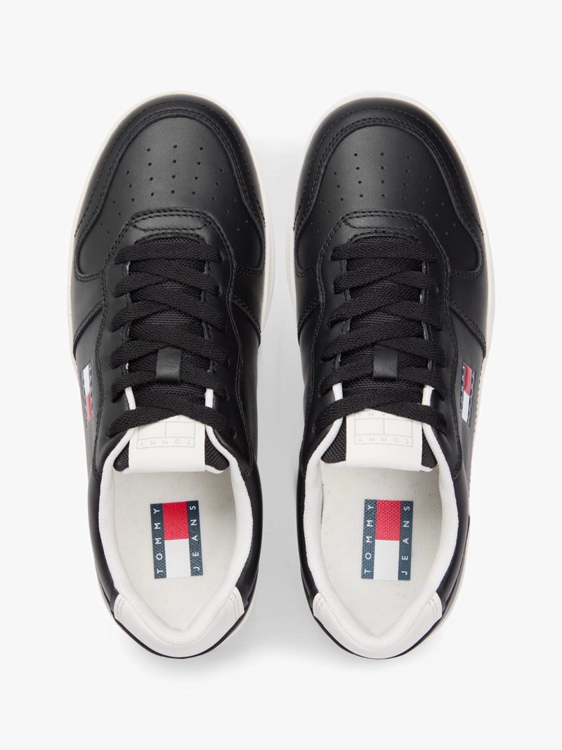 ZAPATILLAS DE CUERO CON LOGO - 4