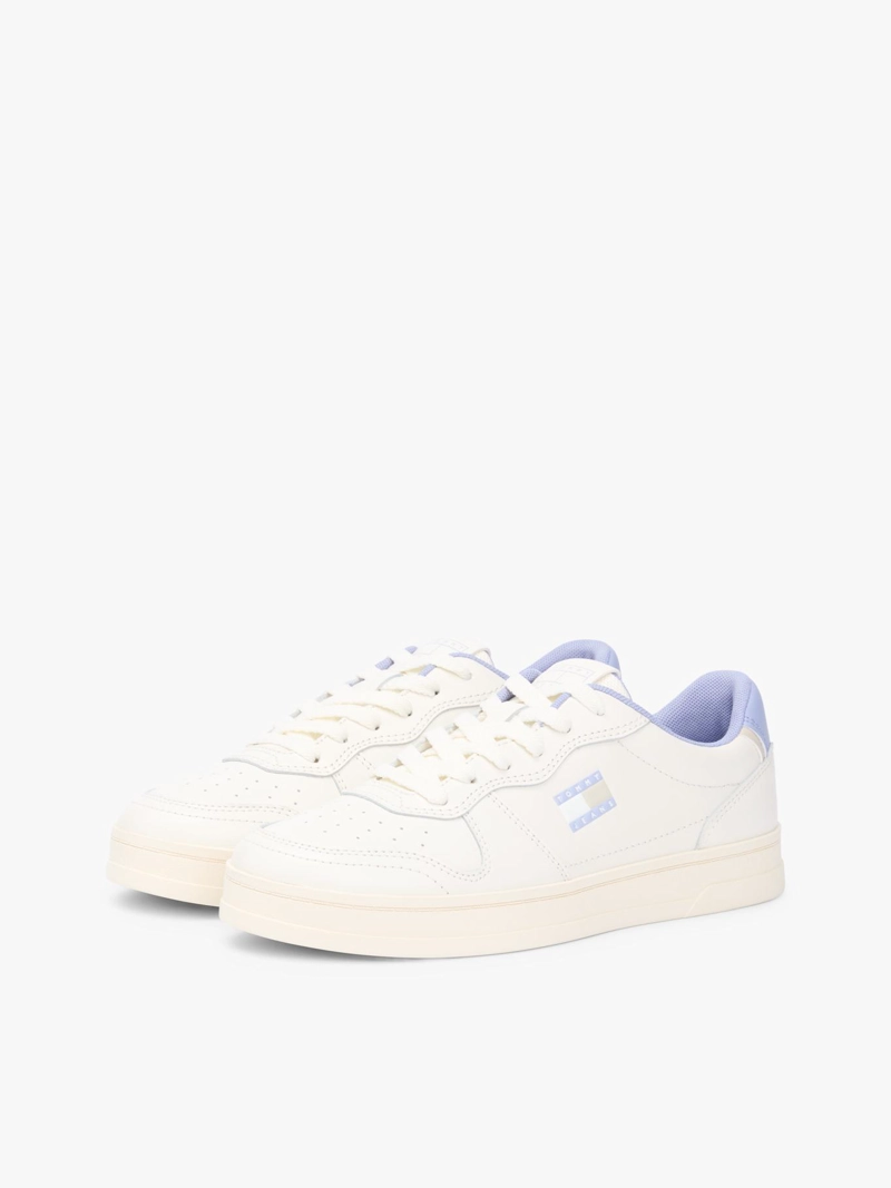 ZAPATILLAS DE CUERO CON LOGO - 1