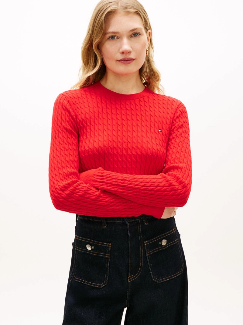 SWEATER DE PUNTO TRENZADO - 1
